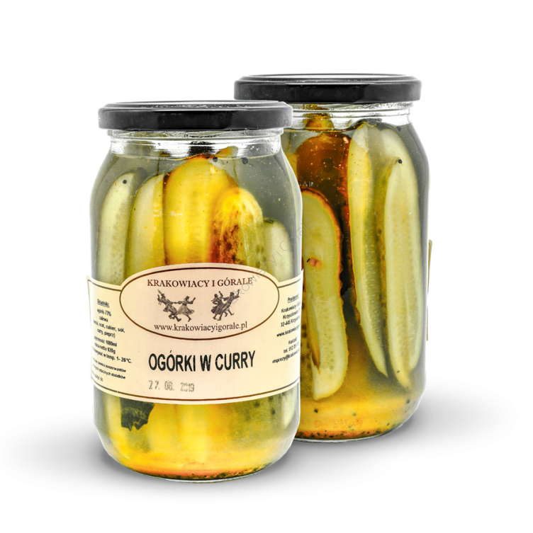 Ogórki w curry 900ml