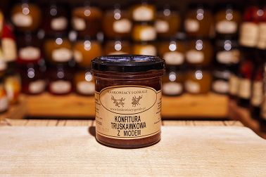 Konfitura truskawkowa z miodem